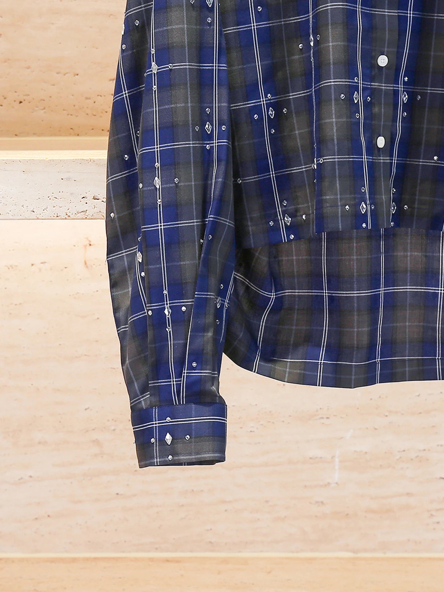 S Home South Oil High End Women's Casual Versatile Rhinestone Plaid irt