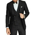 Elegant Ternos Masculinos 3-Piece Smoking Set