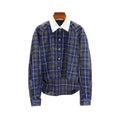 S Home South Oil High End Women's Casual Versatile Rhinestone Plaid irt
