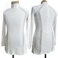 Men High Neck Latin Dance Tops New Mesh