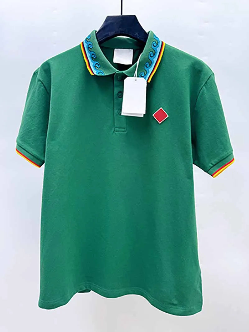 Top Version Casinoblank Morocco Patched Women Men Cotton Shirts